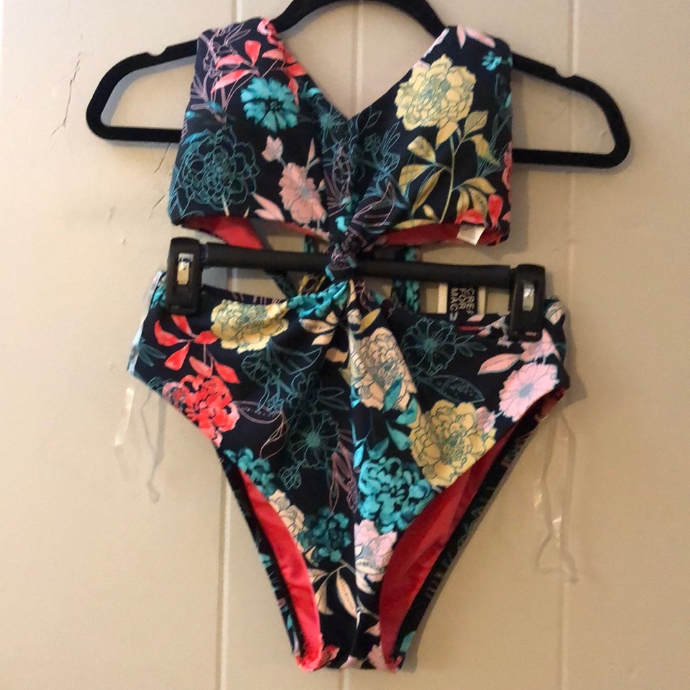 Bar III French cut or high waisted swimsuit